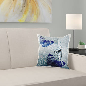 East Urban Home Winter Glory Throw Pillow Wayfair