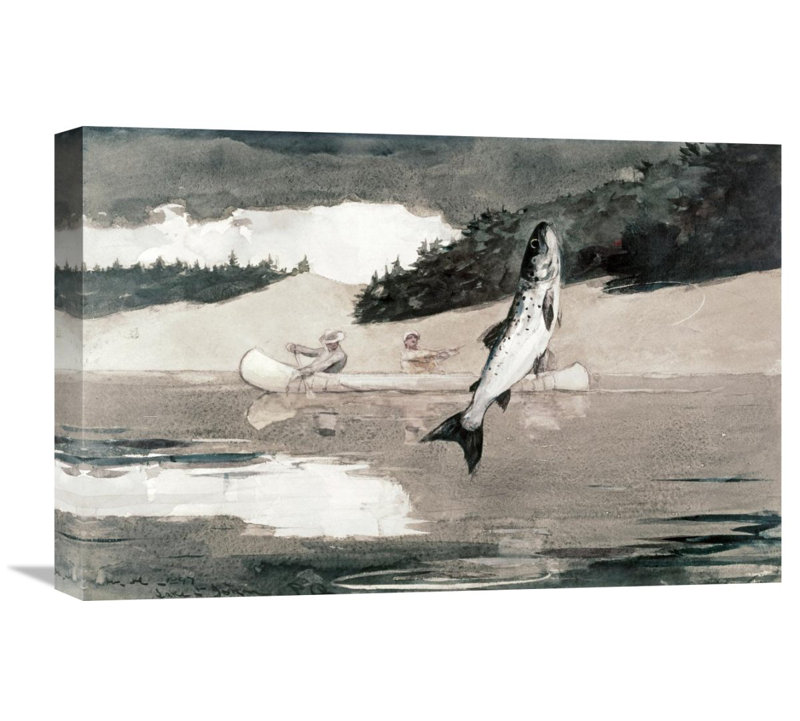 Global Gallery Flying Fish On Lake John By Winslow Homer