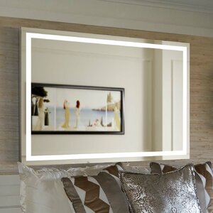 Aluminum Frame Electric Wall Mirror