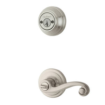 Kwikset 976KTL LH RDT 15 SMT SIGNATURE Katara Double Cylinder Interior Pack feat SMT in Satin Nickel
