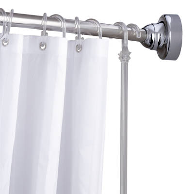 Rotatorrods Rotating 60 Curved Fixed Shower Curtain Rod Reviews Wayfair