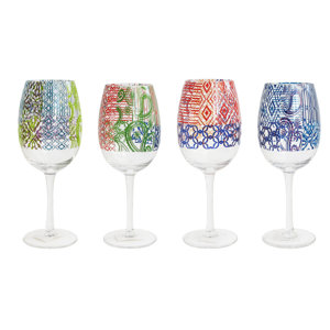 4 Piece Wine Goblet Set