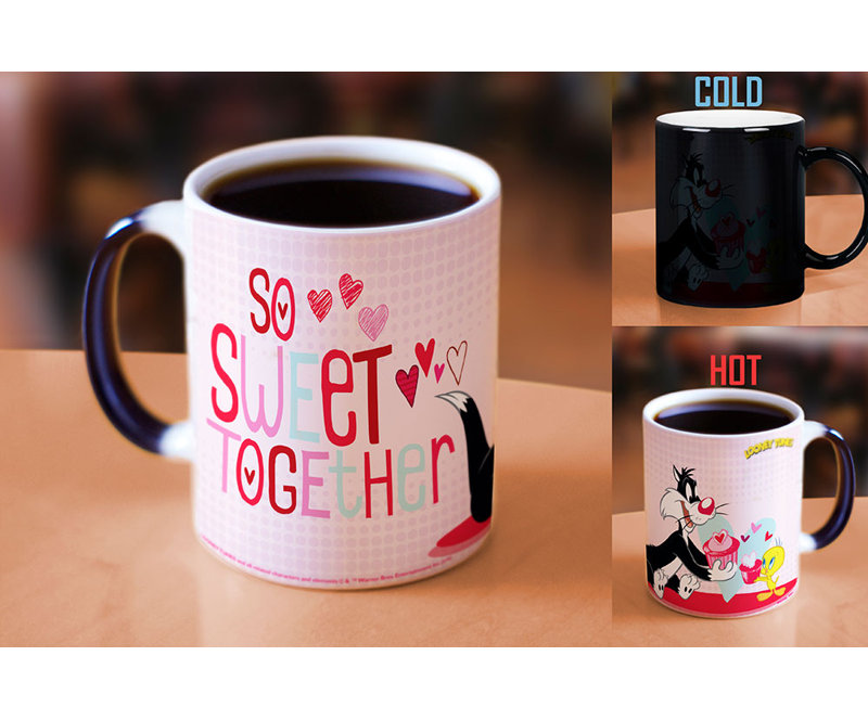 Morphing Mugs Looney Tunes Sylvester And Tweety Bird Sweet Together Valentines Day Heat Reveal Ceramic Coffee Mug Wayfair