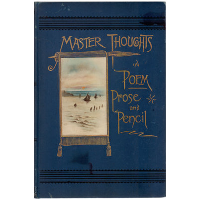 Authentic Decorative Books Collectible 1887 Master Thoughts of Master Minds by W Harrison Starkey Booth Williams Authentic Decorative Books Collectible 1887 Master Thoughts of Master Minds by W Harrison Starkey Booth Williams