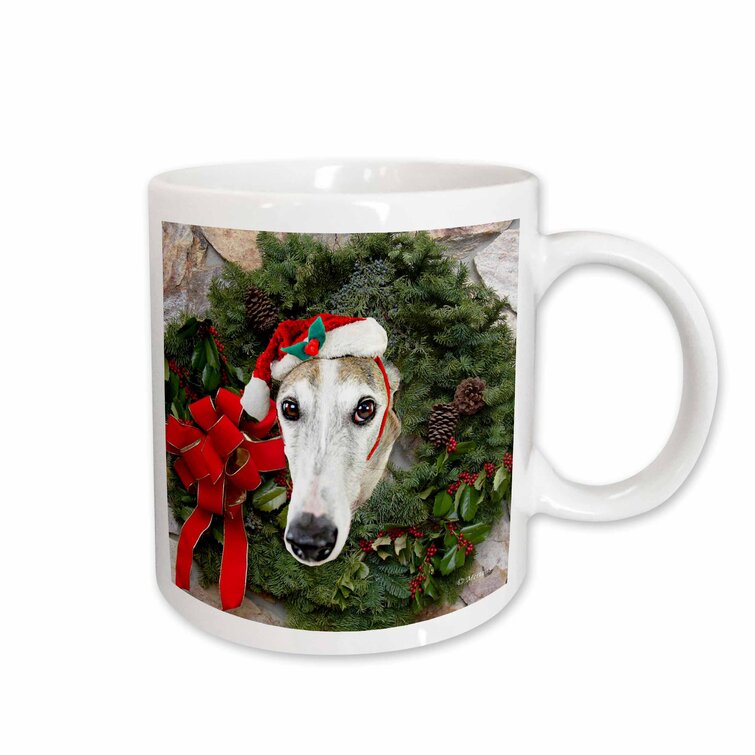 Girly Greyhound Mug and Coaster Set 