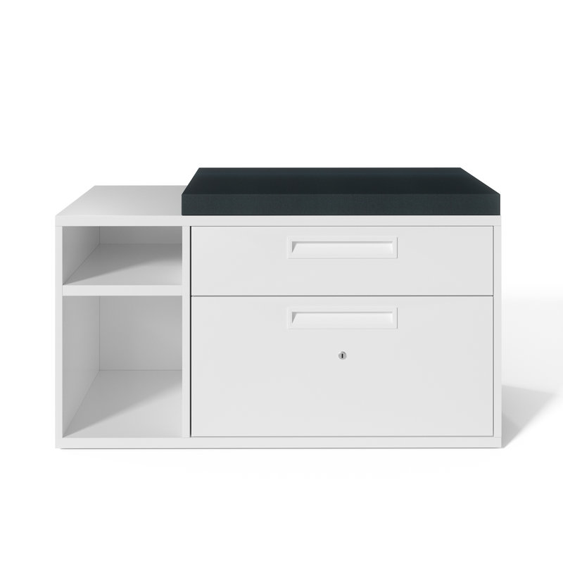 Upper Square Dalton Under Desk Personal 2 Drawer Lateral Filing Cabinet Wayfair Ca