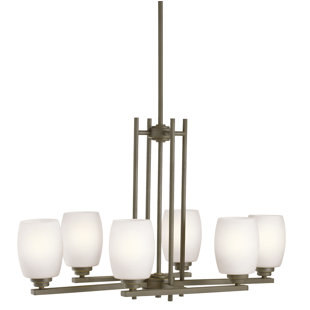 Go to store & view more images Esmont 6-Light Shaded Chandelier by Brayden Studio