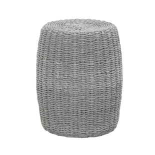 Brodnax Intricate Rope Weave Design End Table by Highland Dunes