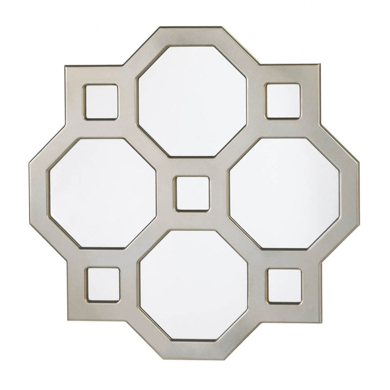 Geometric Wall Mirror zingz & thingz geometric decorative wall mirror & reviews | wayfair Geometric Wall Mirror zingz & thingz geometric decorative wall mirror & reviews | wayfair