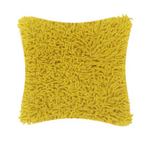 yellow chenille throw pillows