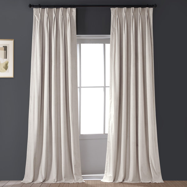Pleated Curtains With Hooks Wayfair Vantextile decorative single door curtain, tartan check eyelet lined curtains, sold as a single panel, dining and bedroom fully lining super soft curtains. pleated curtains with hooks
