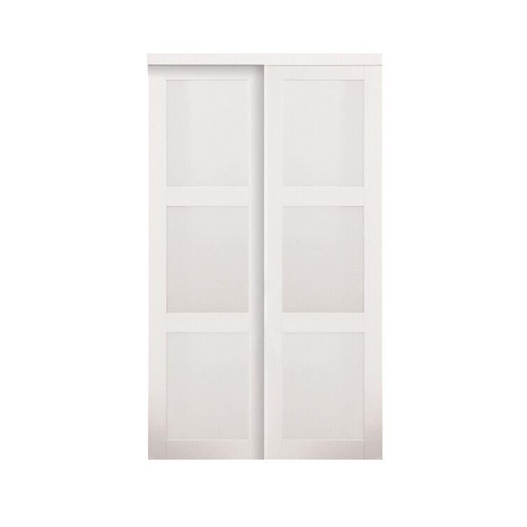 Renin Glass Sliding Closet Doors With Installation Hardware Kit Reviews Wayfair