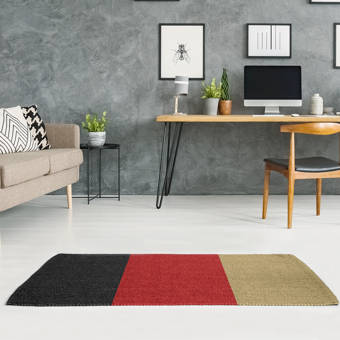 East Urban Home Mysterious Landscapes 40 Black Area Rug Wayfair