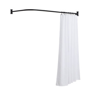 L Shaped Curtain Rod Wayfair