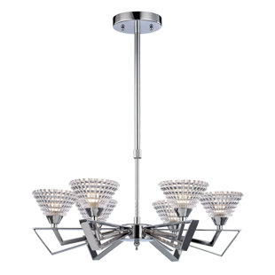 Go to store & view more images Elyssa 5-Light Shaded Chandelier by House of Hampton