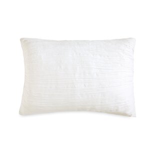 DONNA KARAN CITY PLEAT Off WHITE  DKNY Ivory Euro pillow shams 