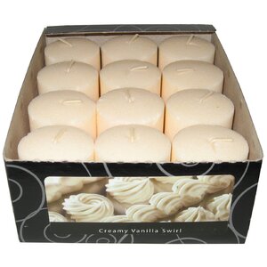 Candle-Lite Vanilla Wafer Votive Candle (Set of 12)