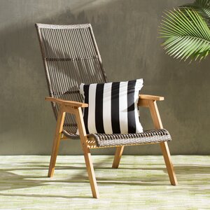 Kennebunkport Teak and Wicker Basket Lounge Chair (Set of 2)