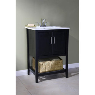 24 Inch Bathroom Vanities You Ll Love Wayfair Quickview Beachcrest Home Tamecca 24 Single Bathroom Vanity Set
