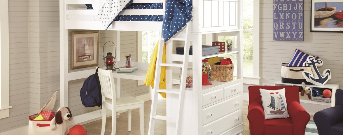 white bedroom furniture for children