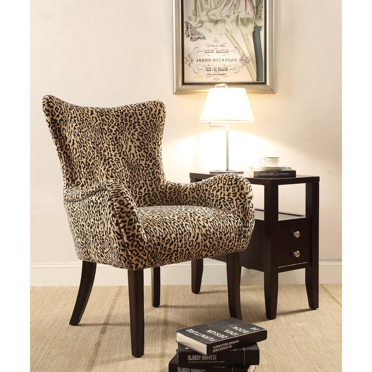 animal print occasional chair