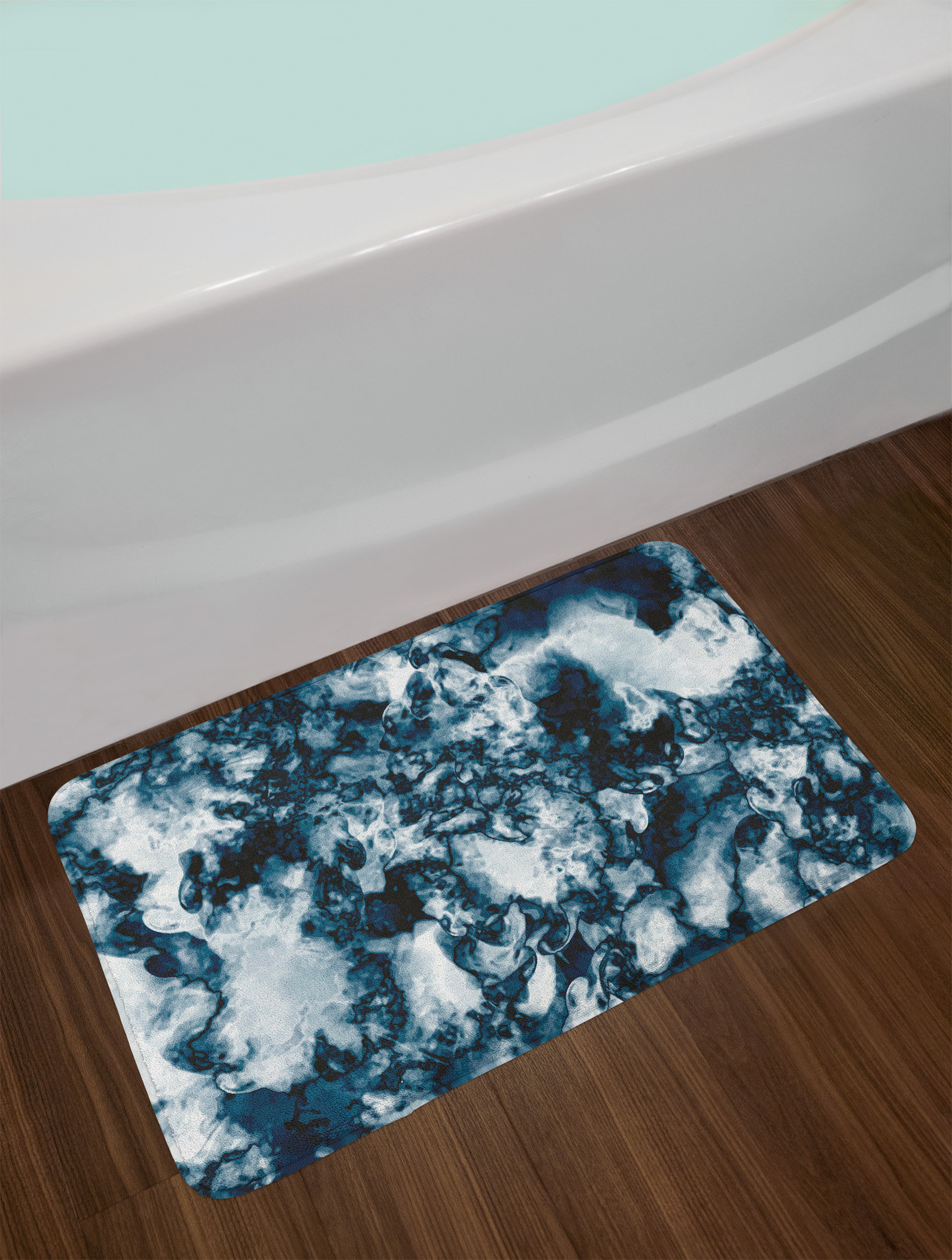 Unusual Marble Bath Rug