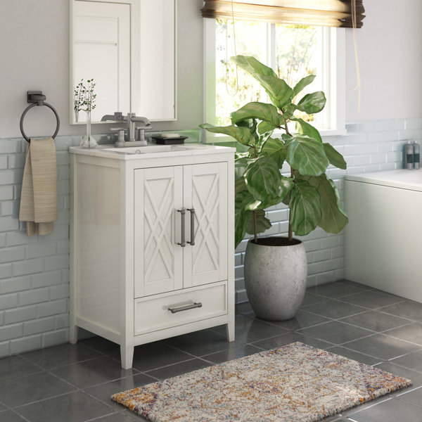 Breakwater Bay Janet 24 Single Bathroom Vanity Set Reviews Wayfair