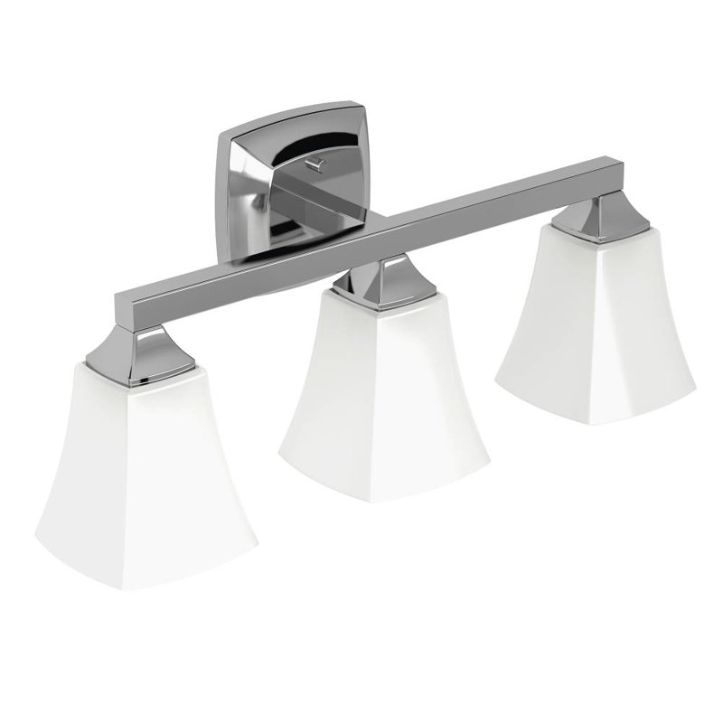 Moen Voss 3 Light Vanity Reviews Wayfair Voss 3 Light Vanity