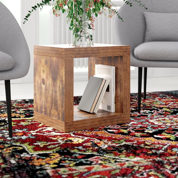 Black Cube Side Table Wayfair Co Uk