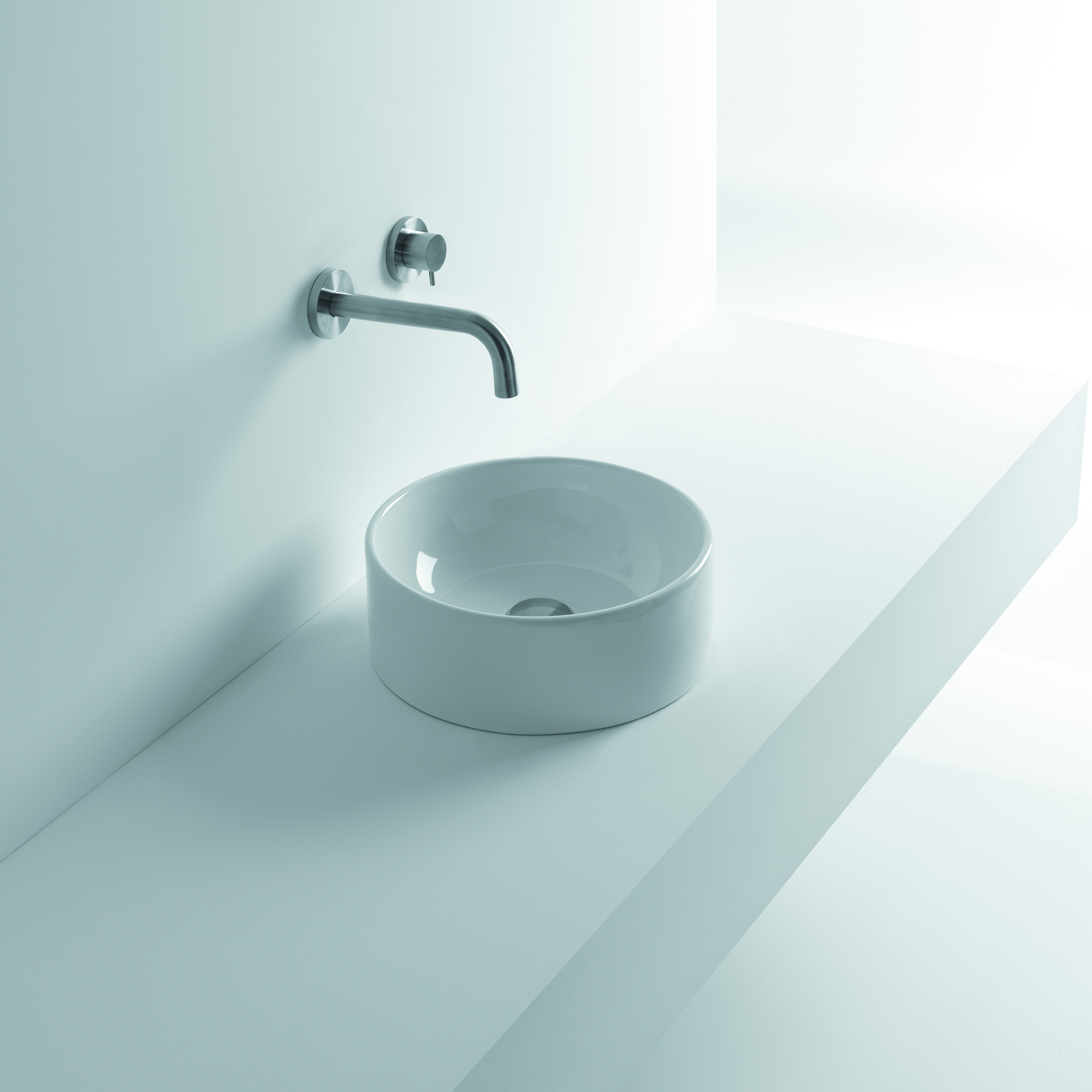 WS Bath Collections Normal Ceramic Circular Vessel Bathroom Sink Wayfair