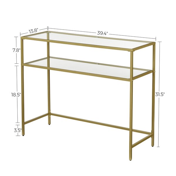 Zipcode Design™ Doynton 39.4'' Console Table & Reviews | Wayfair