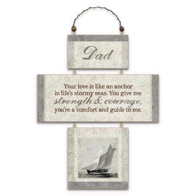 Imagine Design 5.25/” x 11.5 Gone Coastal Day at The Beach Photo Plaque