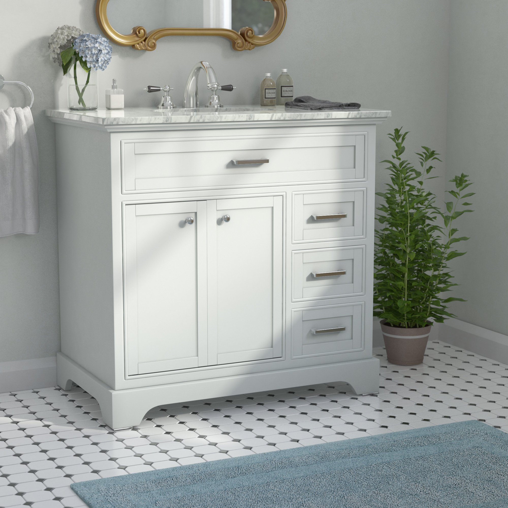 Andover Mills Rossi 36 Single Bathroom Vanity Set Reviews Wayfair