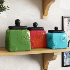Wayfair | Red Kitchen Canisters & Jars You'll Love in 2022