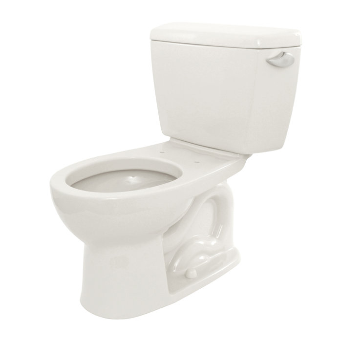 Eco Drake Dual Flush Round Two Piece Toilet Seat Not Included Eco Drake Dual Flush Round Two Piece Toilet Seat Not Included