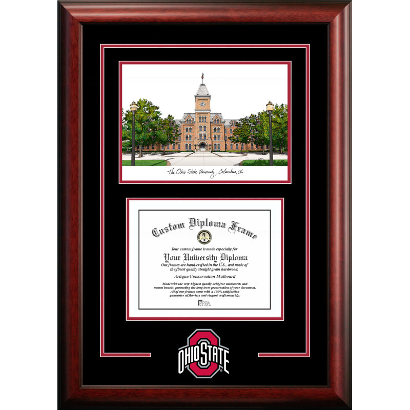 Campus Images NCAA Rutgers Scarlet Knights Spirit Photo Frame Vertical