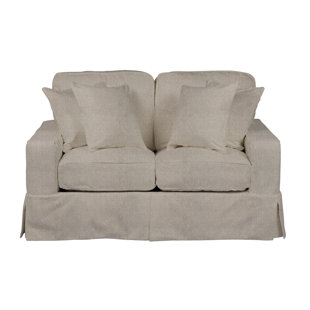 Go to store & view more images August Grove Columbus Slipcovered Loveseat