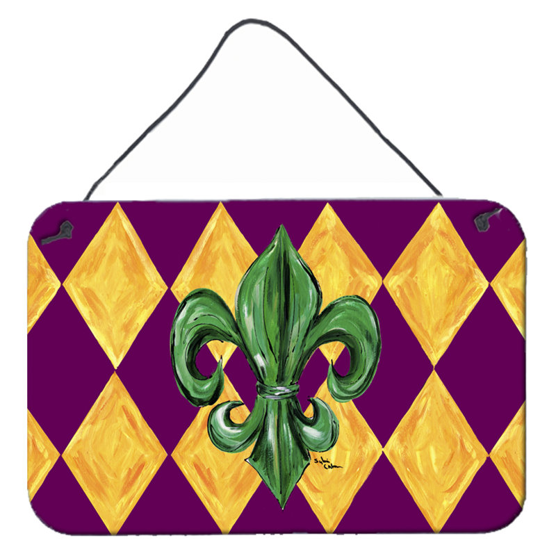 Caroline S Treasures Mardi Gras Fleur De Lis By Sylvia Corban