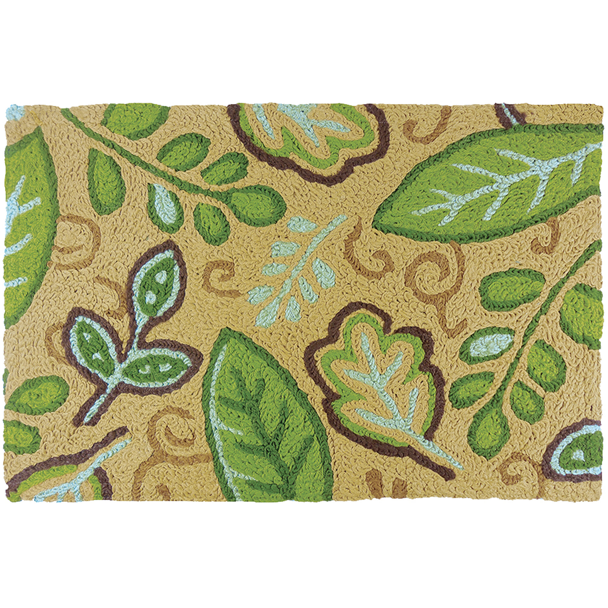 Winston Porter Boxborough Leaves Memory Foam Mat Wayfair