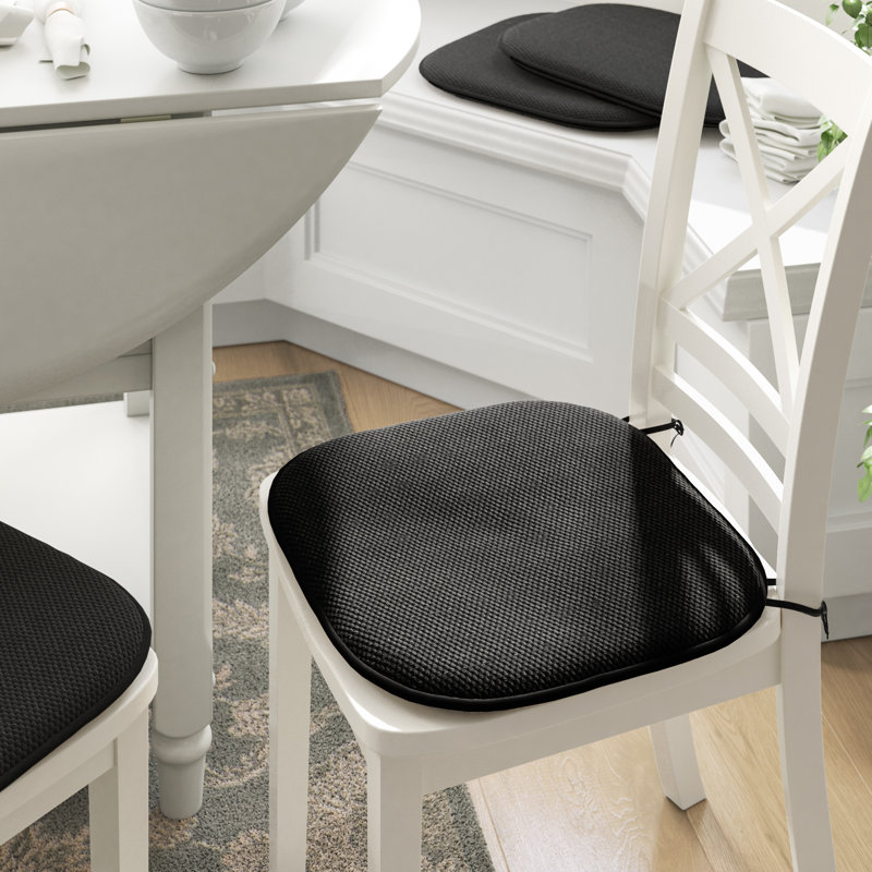 Symple Stuff Non Slip Memory Foam Indoor Dining Chair Cushion