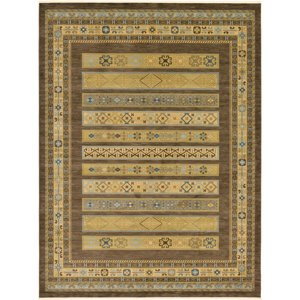Foret Noire Brown Area Rug