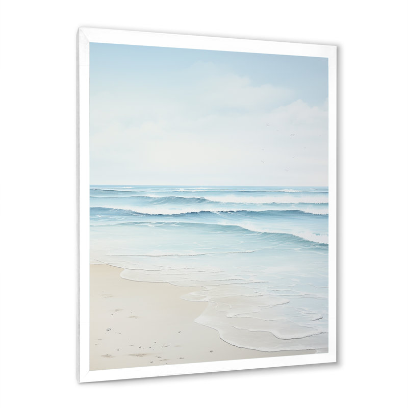 Beach Photo Tranquil Waters I - Coastal Beach Canvas Art