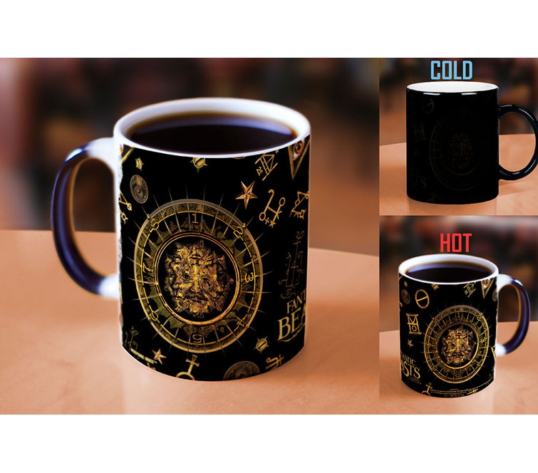 Morphing Mugs Fantastic Beast And Where To Find Them Magical Symbol Pattern Heat Reveal Ceramic Coffee Mug Wayfair