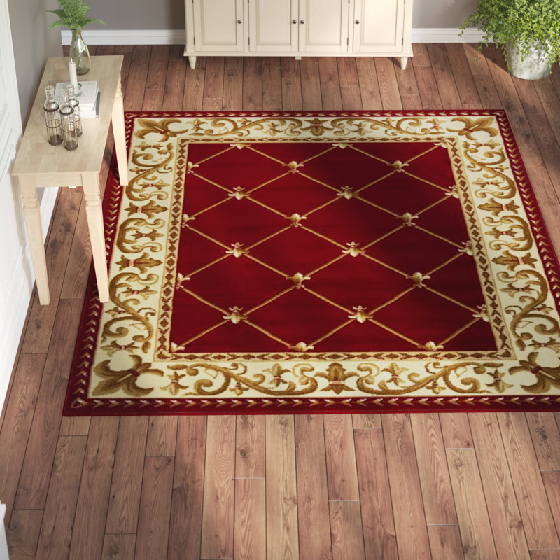 Fleur De Lis Living Tapis De Zone Rouge Beige Oriental Jasonville Et Commentaires Wayfair Ca