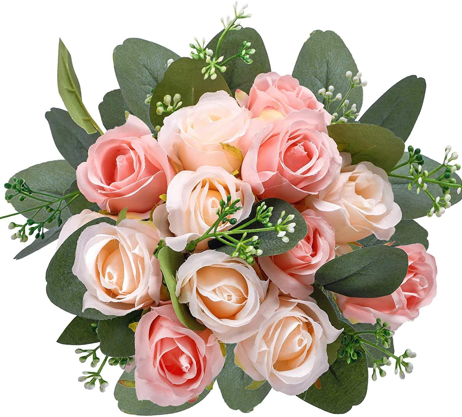 Vase Artificial Flower 12 Heads Rose Bud Artificial Flowers for Wedding Simulation Flower Home Decor Valentine's Gift,Colour:Champagne Color : Champagne Vase Artificial Flower 12 Heads Rose Bud Artificial Flowers for Wedding Simulation Flower Home Decor Valentine's Gift,Colour:Champagne Color : Champagne