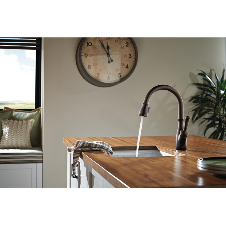 Leland Pull Down Touch Single Handle Kitchen Faucet with Touch2O® Technology