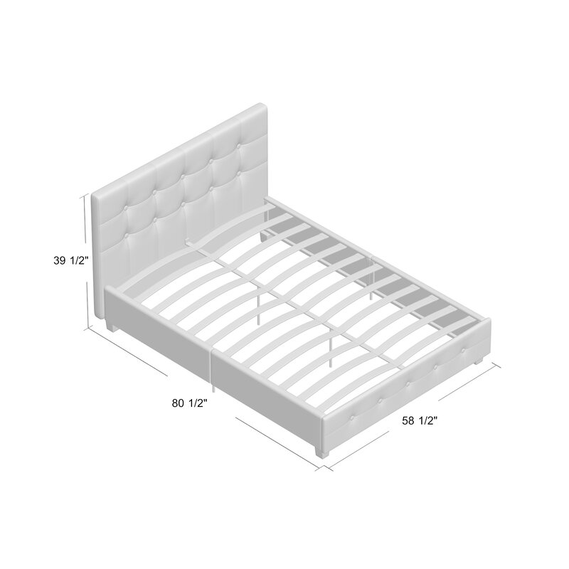 Andover Mills™ Amherst Upholstered Platform Bed & Reviews