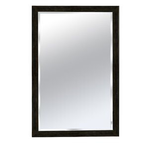 Wood Framed Bathroom Wall Mirror