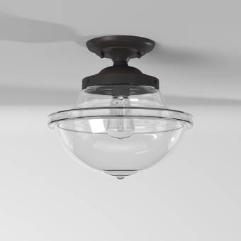 Ebern Designs Rabia 1 Light 14 63 Simple Bowl Flush Mount Reviews Wayfair