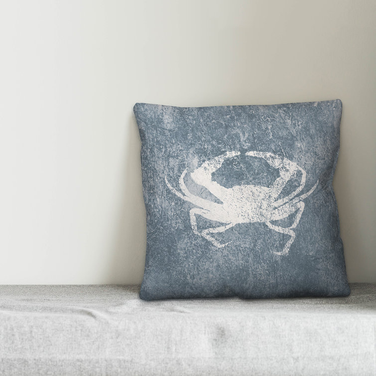 blue crab pillow